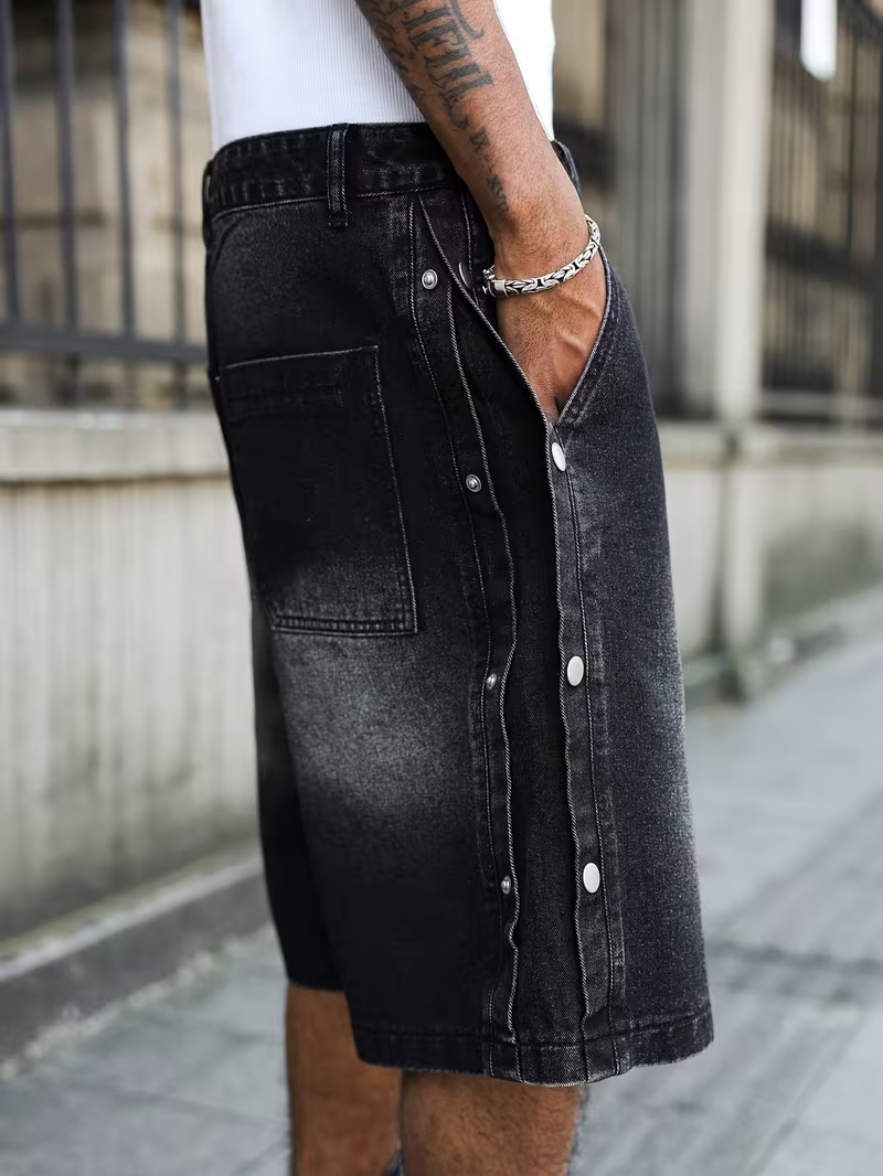 Men’s Snap-Button Shorts