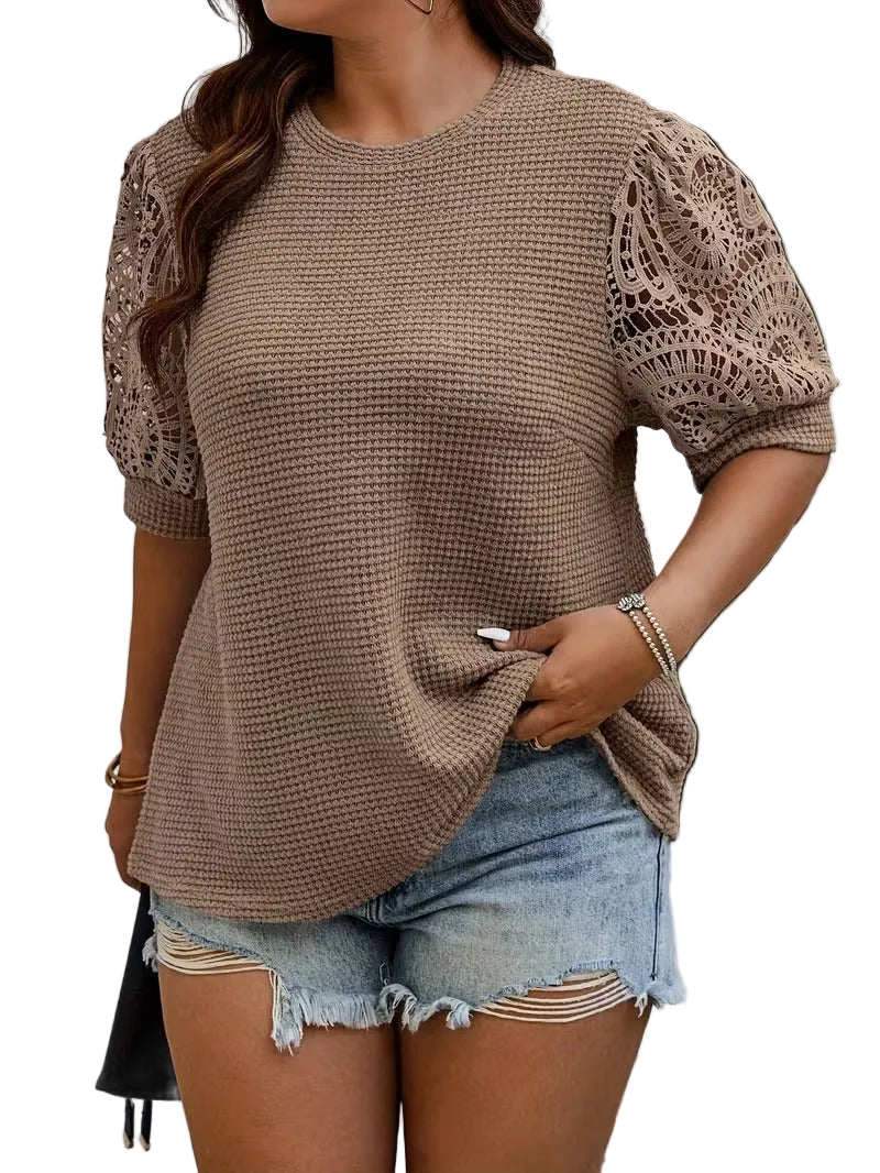 Women’s Lace Sleeve T-Shirt